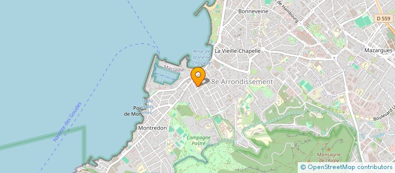 localisation de l'entreprise GBI RIVES D'ALLAUCH à MARSEILLE