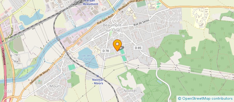 localisation de l'entreprise GBIA NOTAIRES  BEAUMONT-SUR-OISE