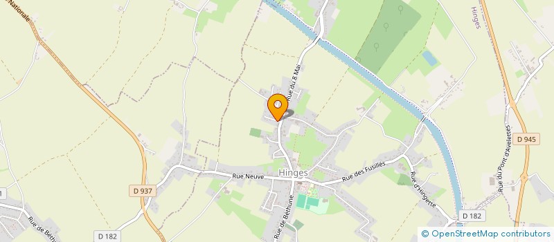 localisation de l'entreprise GBIMMO  HINGES