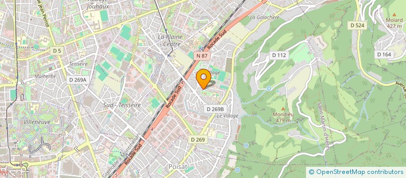 localisation de l'entreprise GBIMMO  SAINT-MARTIN-D'HERES