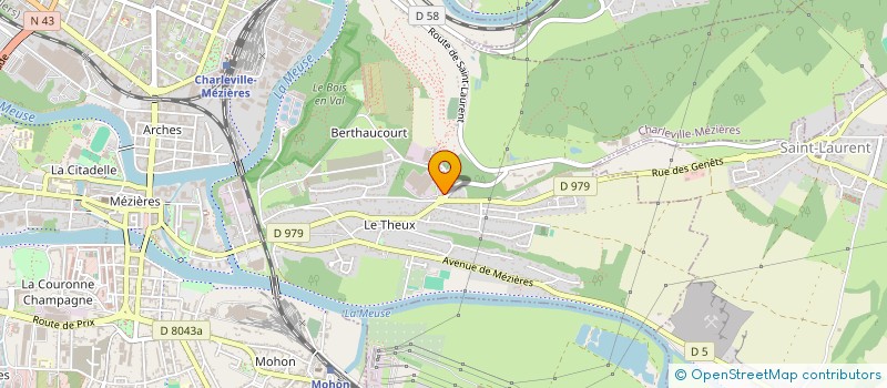 localisation de l'entreprise GBINDUS  CHARLEVILLE-MEZIERES