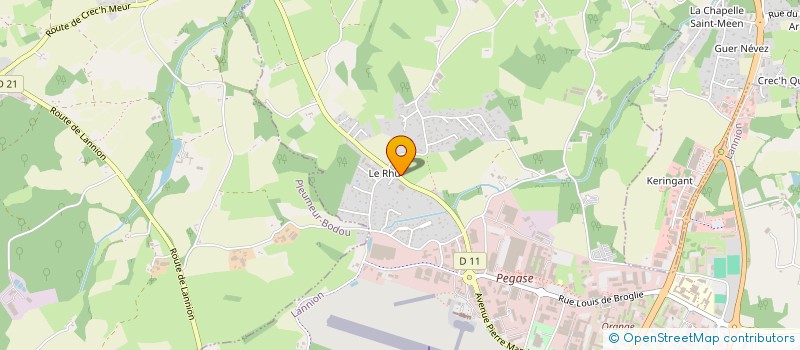 localisation de l'entreprise GBJ PARTICIPATIONS à LANNION