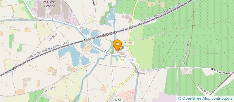 localisation de l'entreprise GBJM  VESTRIC-ET-CANDIAC