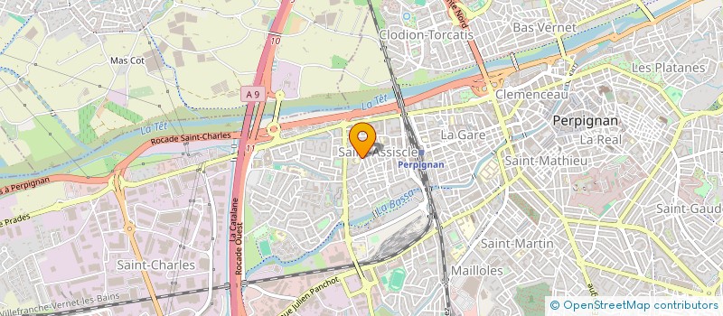 localisation de l'entreprise GBJS PARC DUCUP  PERPIGNAN