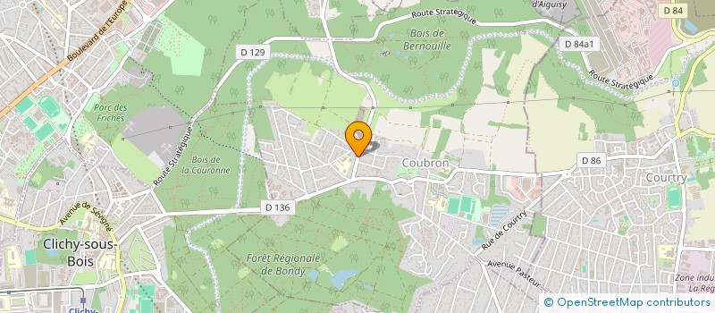 localisation de l'entreprise GBK AUTO  COUBRON