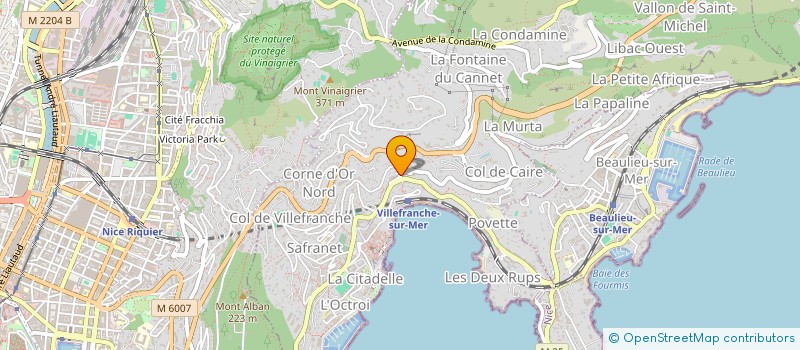 localisation de l'entreprise GBK & COMPANI à VILLEFRANCHE-SUR-MER