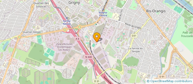 localisation de l'entreprise GBK CONSULTING  GRIGNY