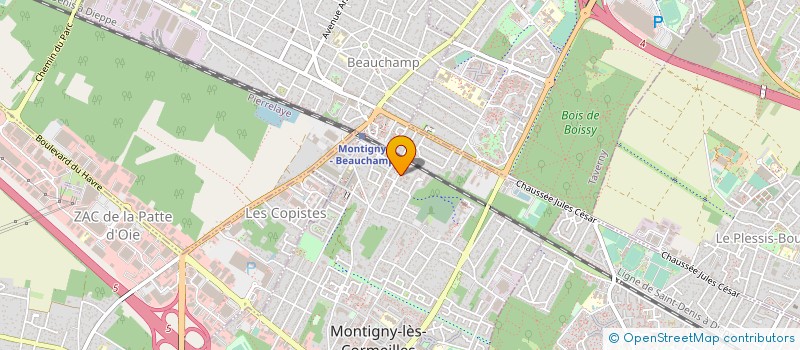 localisation de l'entreprise GBL ASSOCIES  MONTIGNY-LES-CORMEILLES