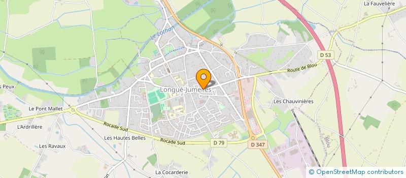 localisation de l'entreprise GBL CONSEILS  LONGUE-JUMELLES