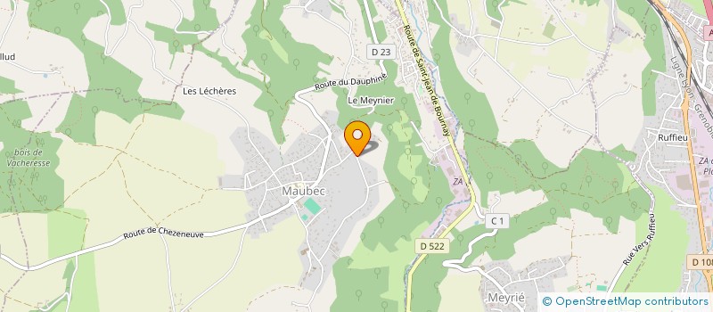 localisation de l'entreprise GBL DETECTION  MAUBEC