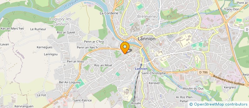 localisation de l'entreprise GBLTH  LANNION