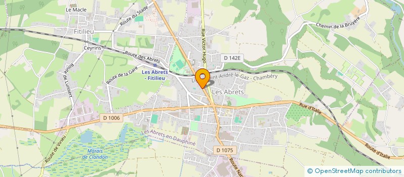 localisation de l'entreprise GBLTTRANS à LES ABRETS-EN-DAUPHINE