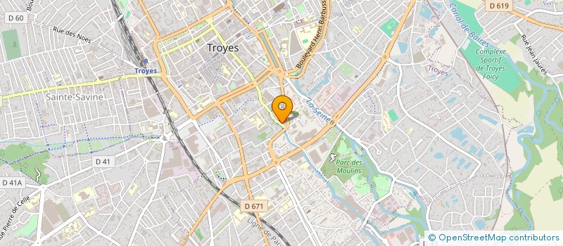localisation de l'entreprise GBM 3 à TROYES