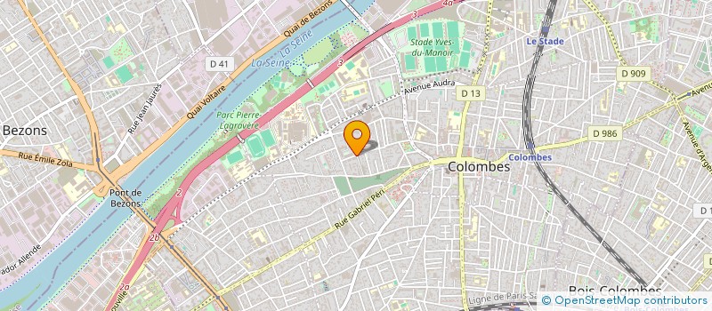 localisation de l'entreprise GBM - GLOBAL BUSINESS MANAGEMENT  COLOMBES