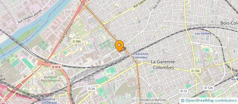 localisation de l'entreprise GBM SYSTEMS à COLOMBES