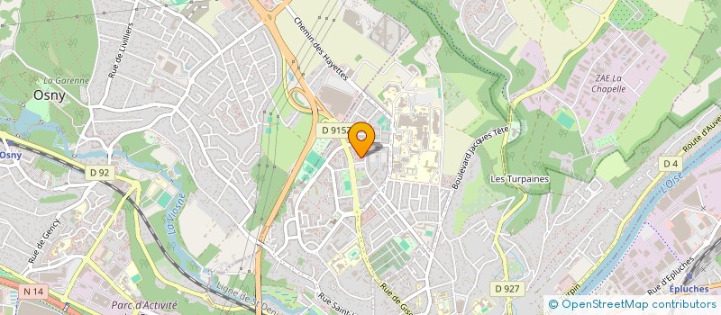 localisation de l'entreprise GBM TRANSPORTS à PONTOISE