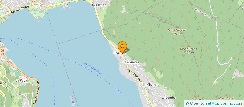 localisation de l'entreprise GBMAP  VEYRIER-DU-LAC