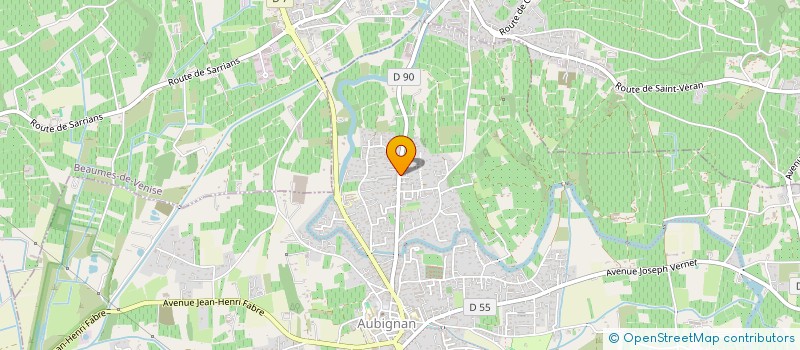 localisation de l'entreprise GBMJP  AUBIGNAN