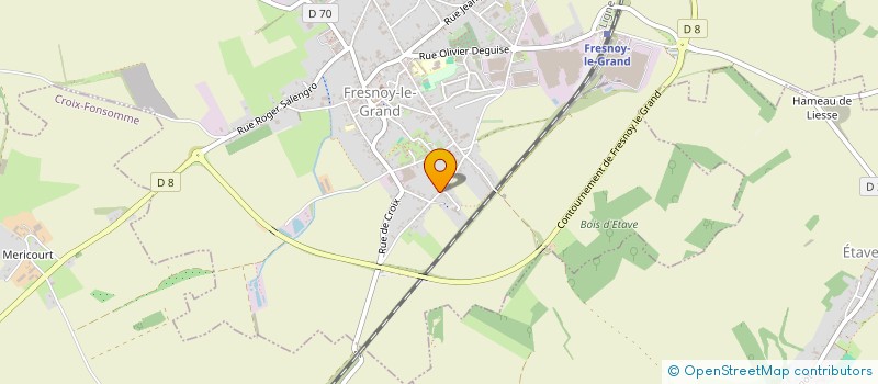 localisation de l'entreprise GBN FAMILY  FRESNOY-LE-GRAND