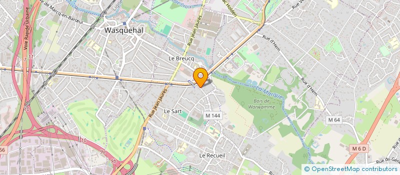 localisation de l'entreprise GBNRSERVICE à VILLENEUVE-D'ASCQ