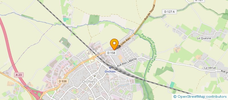 localisation de l'entreprise GBO  ORCHIES