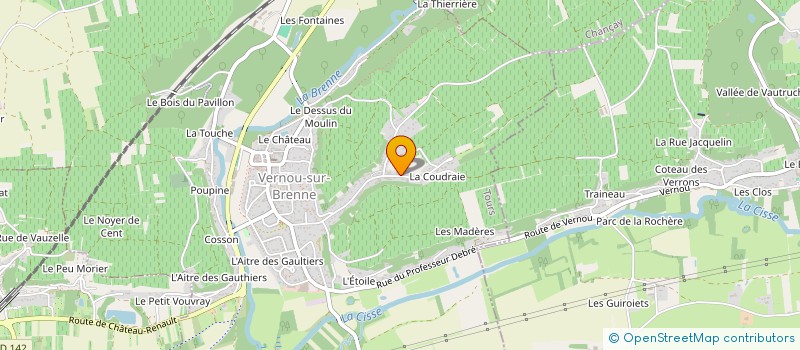 localisation de l'entreprise GBO  VERNOU-SUR-BRENNE