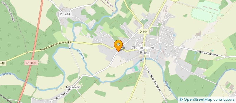 localisation de l'entreprise GBO  CHAUMES-EN-BRIE