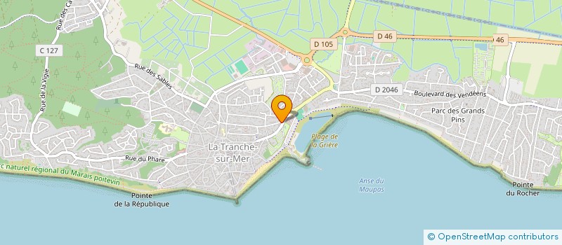 localisation de l'entreprise GBO BOULIC à LA TRANCHE-SUR-MER