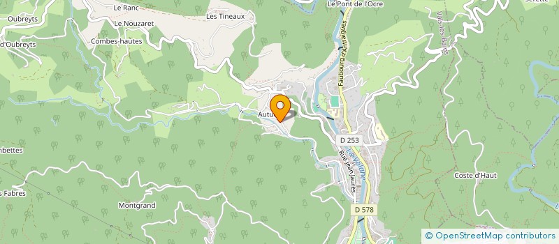 localisation de l'entreprise GBOUTIQUE ARDECHE MERIDIONALE  VALS-LES-BAINS
