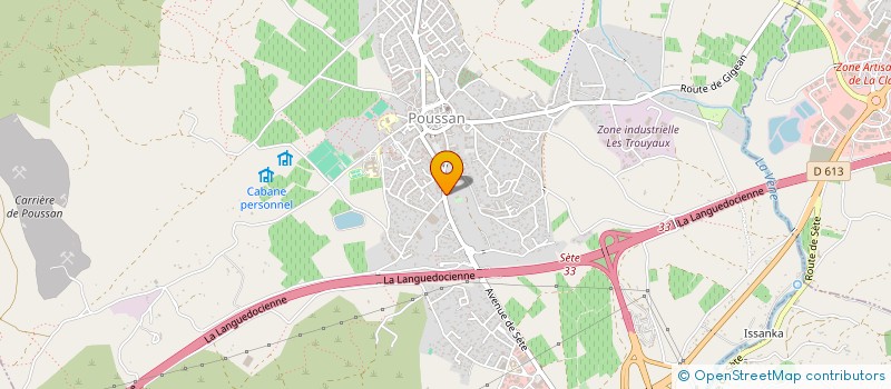 localisation de l'entreprise GBP  POUSSAN