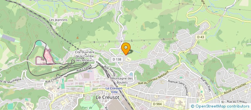 localisation de l'entreprise GBPUCH à LE CREUSOT