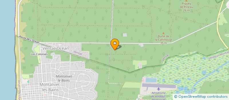 localisation de l'entreprise GBR  VENSAC