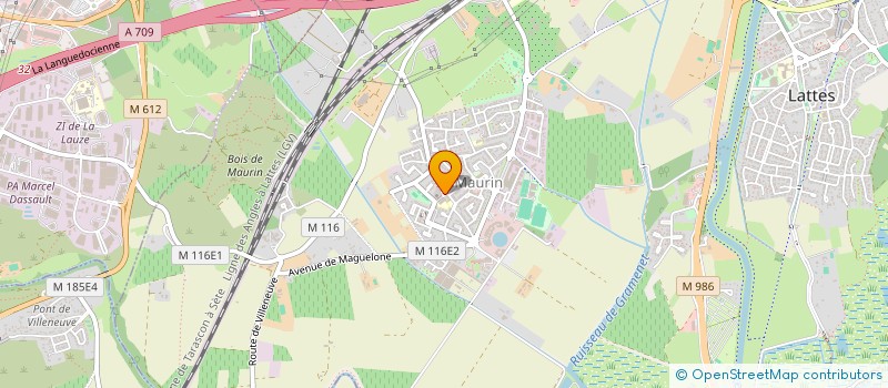 localisation de l'entreprise GBR à LATTES