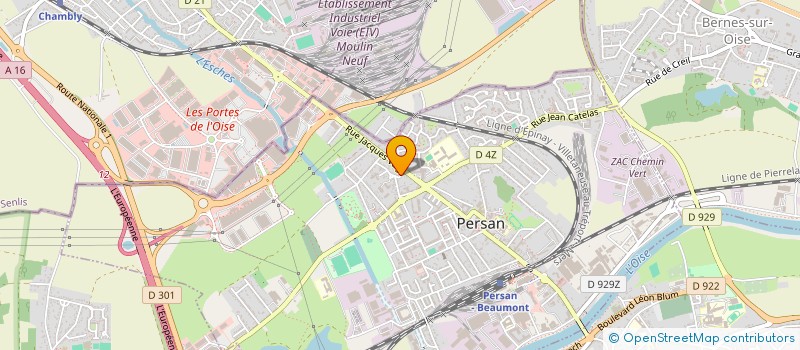 localisation de l'entreprise GBR CONCEPT  PERSAN