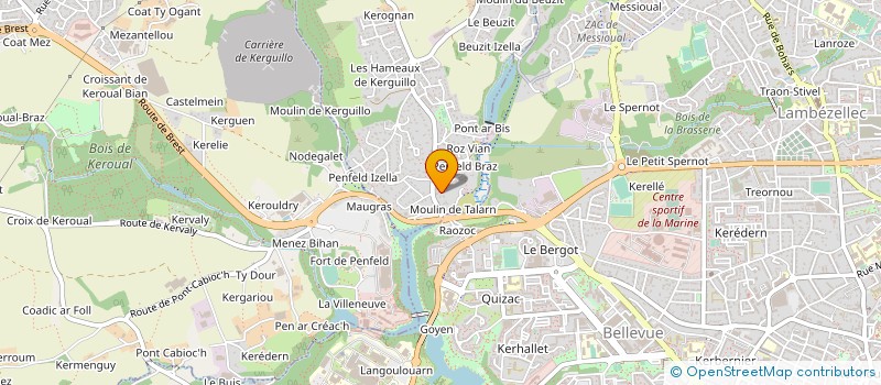 localisation de l'entreprise GBREIZH à BOHARS