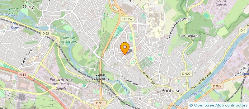 localisation de l'entreprise GBRT à PONTOISE