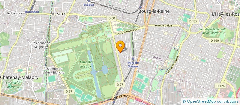localisation de l'entreprise GBS à SCEAUX