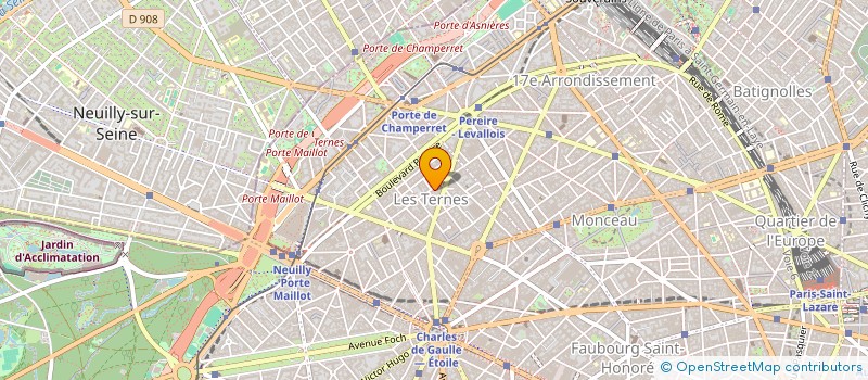 localisation de l'entreprise GBS CARNOT  PARIS