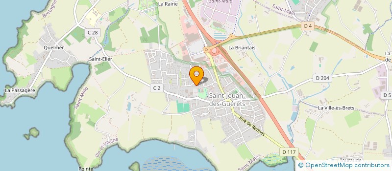 localisation de l'entreprise GBS.CO  SAINT-JOUAN-DES-GUERETS