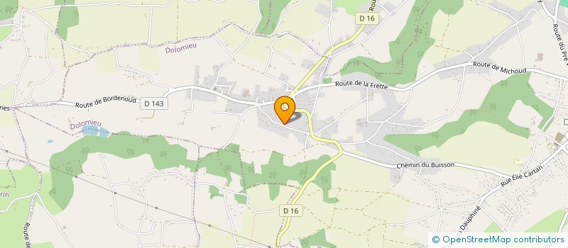 localisation de l'entreprise GBS ET ASSOCIES  DOLOMIEU