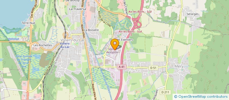 localisation de l'entreprise GBS INTERNATIONAL à MERY