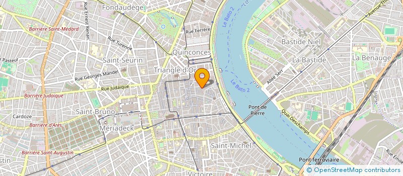 localisation de l'entreprise GBSG  BORDEAUX