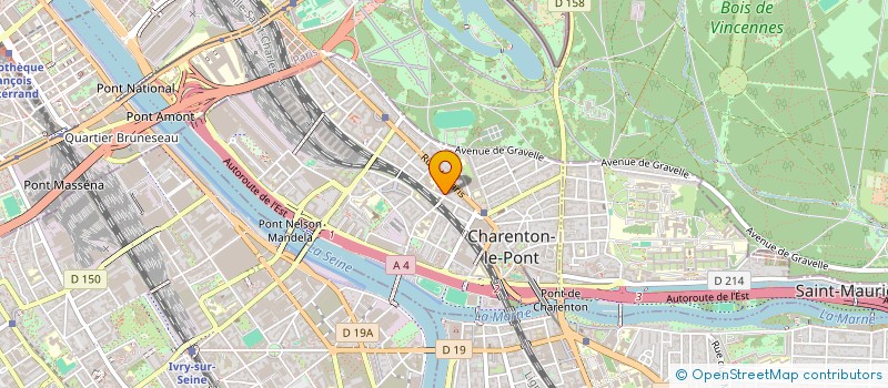 localisation de l'entreprise GBSL CONSEILS  CHARENTON-LE-PONT