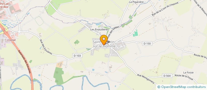 localisation de l'entreprise GBSM  SAINT-QUENTIN-SUR-LE-HOMME