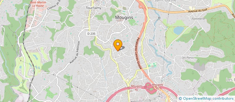 localisation de l'entreprise GBSS à MOUGINS