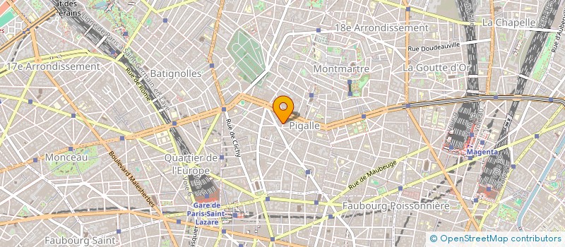 localisation de l'entreprise GBT  PARIS