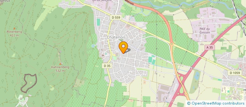 localisation de l'entreprise GBT SOLUTIONS  CHATENOIS