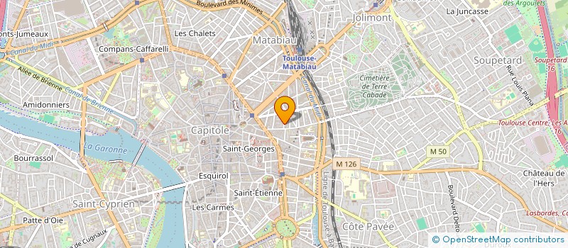 localisation de l'entreprise GBTF à TOULOUSE