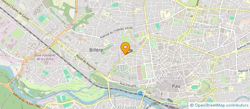 localisation de l'entreprise GBTP à PAU
