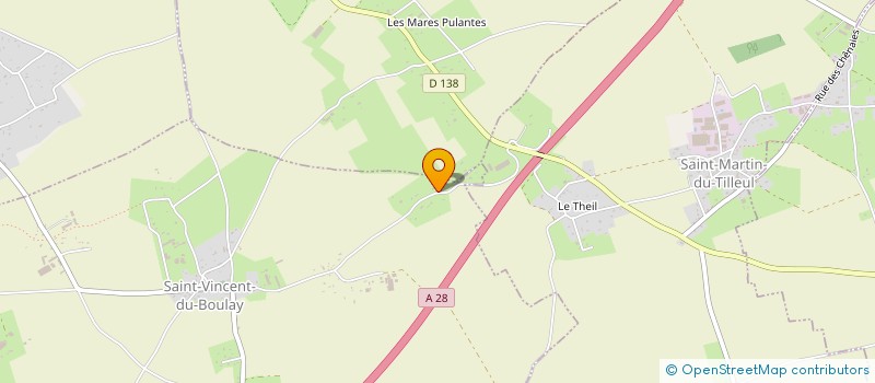 localisation de l'entreprise GBTP BELLENCONTRE GUILLAUME  SAINT-VINCENT-DU-BOULAY